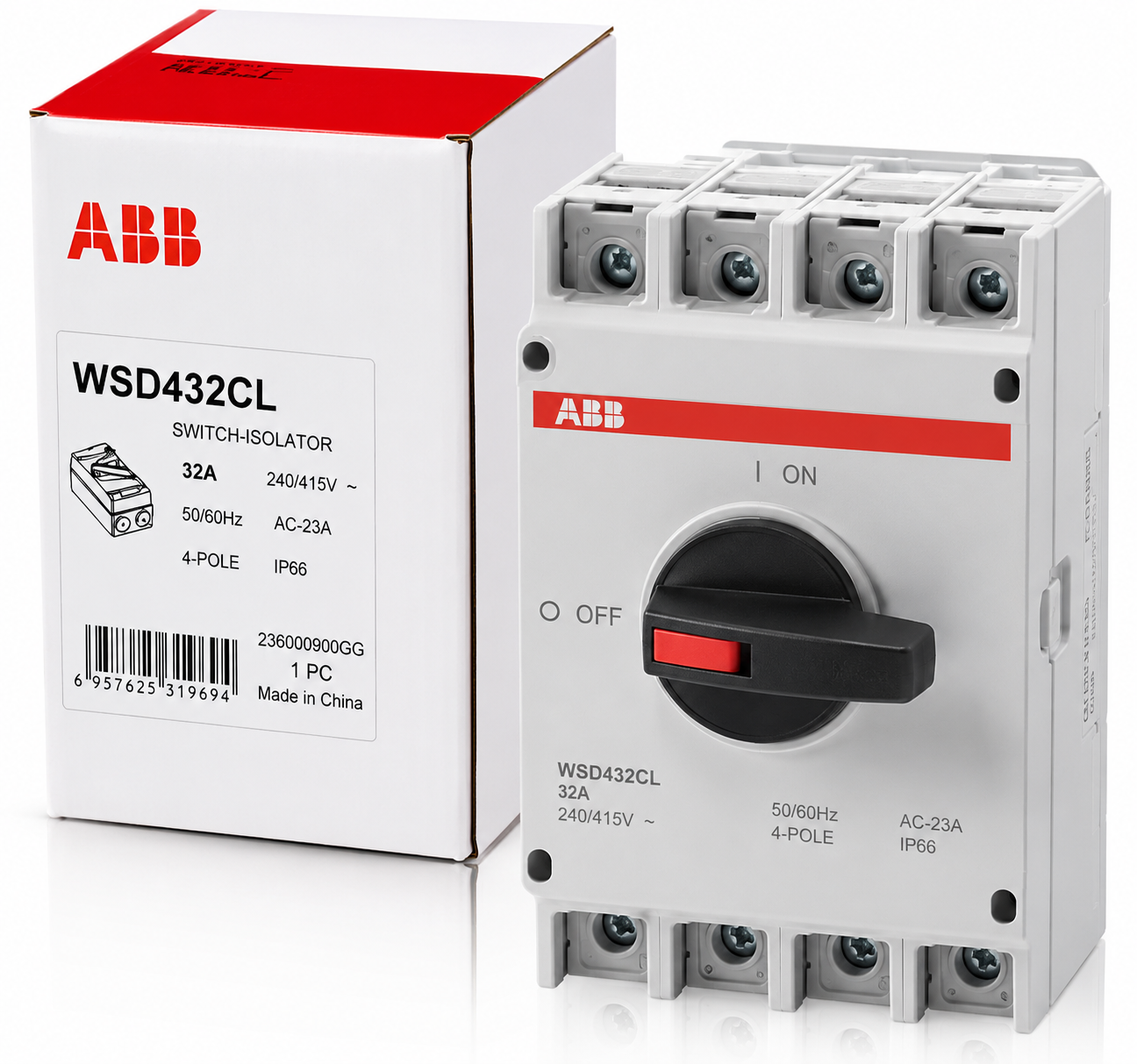ABB 32A 4-Pole Switch Isolator